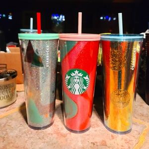 Starbucks holiday tumblers